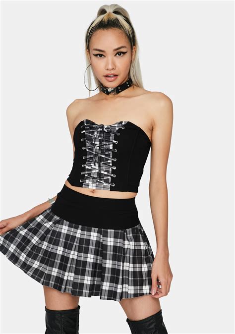 dolls kill black skirt|dolls kill clearance.